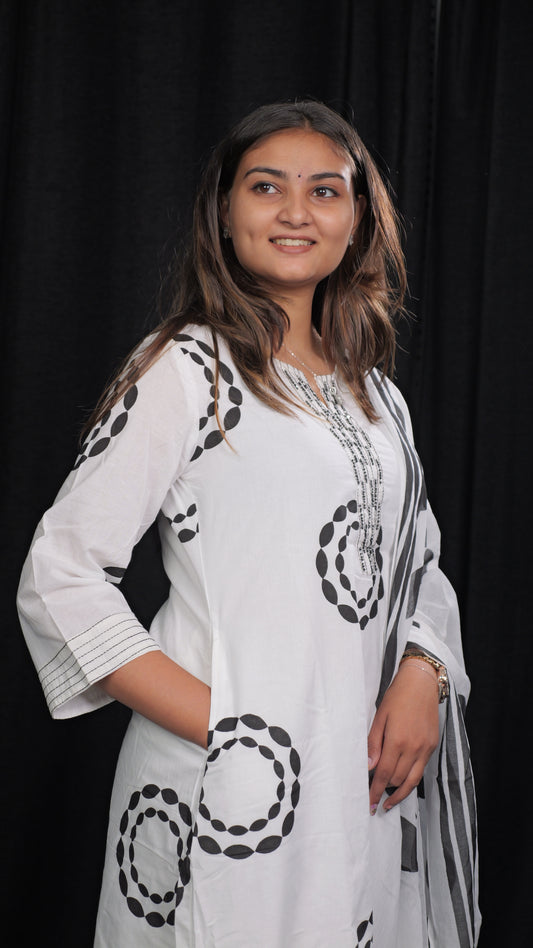 3 piece cotton Suit Set